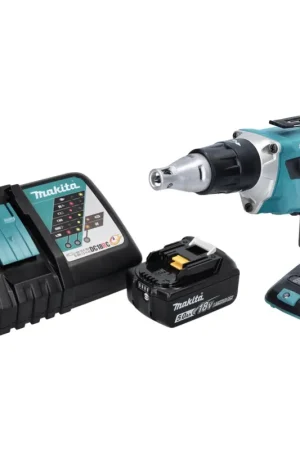 Super Prix Makita DFS 452 RT1 Visseuse à cloison sèche sans fil 18 V brushless + 1x Batterie 5,0 Ah + Chargeur