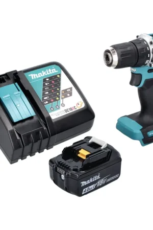 Makita DDF 487 RM1 Perceuse-visseuse sans fil 18 V 40 Nm Brushless + 1x batterie 4,0 Ah + chargeur Marque