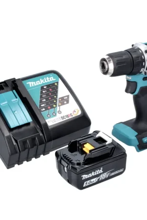 Makita DDF 487 RT1 Perceuse-visseuse sans fil 18 V 40 Nm Brushless + 1x batterie 5,0 Ah + chargeur Prix Bas