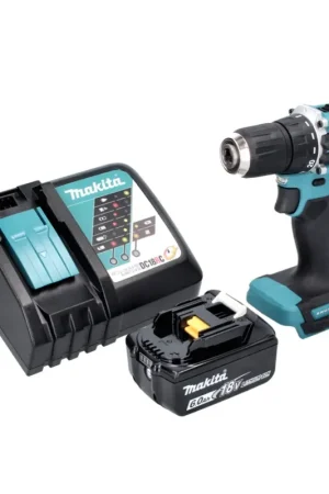 Makita DDF 487 RG1 Perceuse-visseuse sans fil 18 V 40 Nm Brushless + 1x batterie 6,0 Ah + chargeur Satisfait Ou Remboursé