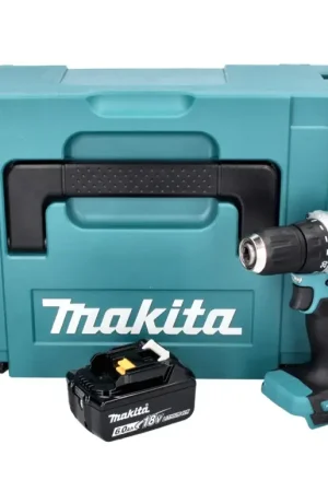 Makita DDF 487 G1J Perceuse-visseuse sans fil 18 V 40 Nm Brushless + 1x batterie 6,0 Ah + Makpac - sans chargeur Vente Directe