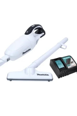 Achetez Aujourd'hui Makita DCL 181 FRG1W Aspirateur sans fil 18V blanc + 1x Batterie 6,0Ah + Chargeur