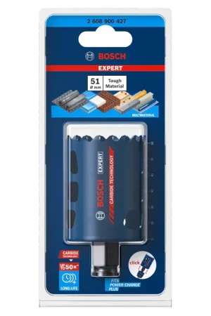 Bosch EXPERT Scie cloche Tough Material 51 x 60 mm Carbide (2608900427) Universelle Commander Maintenant