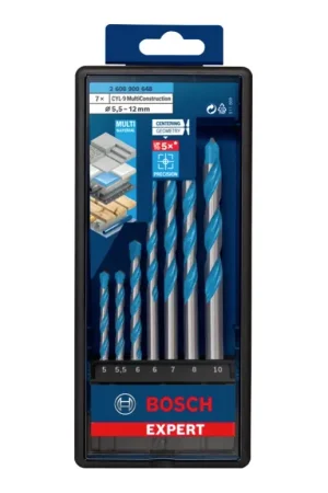 Bosch EXPERT CYL-9 Forets Multi construction (5 / 5,5 / 6/6/7/8/10 mm) - 7 pièces Super Prix
