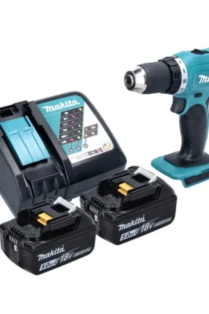 Prix Choc Makita DDF 453 RT Perceuse-visseuse sans fil 18 V 42 Nm + 2x batterie 5,0 Ah + chargeur