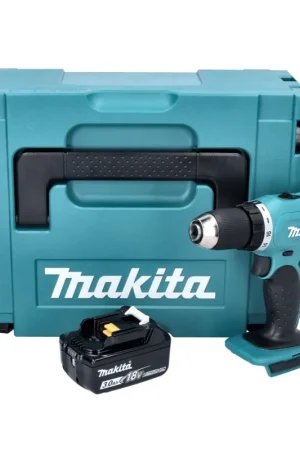 Bon Plan Makita DDF 453 F1J Perceuse-visseuse sans fil 18 V 42 Nm + 1x batterie 3,0 Ah + Makpac - sans chargeur