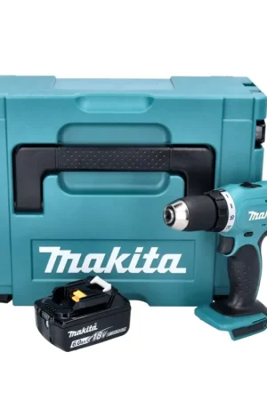 Makita DDF 453 G1J Perceuse-visseuse sans fil 18 V 42 Nm + 1x batterie 6,0 Ah + Makpac - sans chargeur Produit De Marque