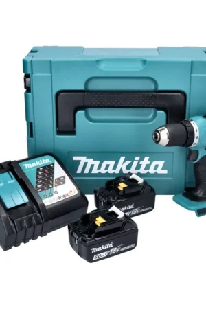 Prix Bas Makita DDF 453 RGJ Perceuse-visseuse sans fil 18 V 42 Nm + 2x batterie 6,0 Ah + chargeur + Makpac