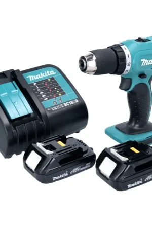 Makita DDF 453 SY Perceuse-visseuse sans fil 18 V 42 Nm + 2x batterie 1,3 Ah + chargeur Nouvelle Collection