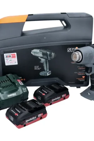 Steinel mobile heat MH 3 Pistolet à air chaud sans fil 300 / 500 °C 18V - CAS + 2x Batteries 4,0 Ah + Chargeur + Coffret Offre Limitée