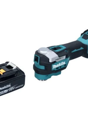 Quantité Limitée Makita DTM52G1 Découpeur-ponceur multifonction sans fil 18V Starlock Max Brushless + 1x Batterie 6,0 Ah - sans chargeur