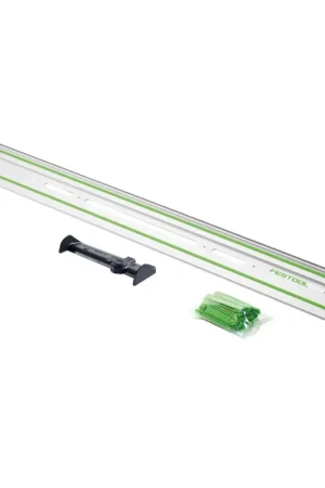 Paiement Sécurisé Festool FS 1400/2-KP Rail de guidage 1400 mm pour scie à main, scie plongeante et scie sauteuse / défonceuse + déflecteur FS/2-AW