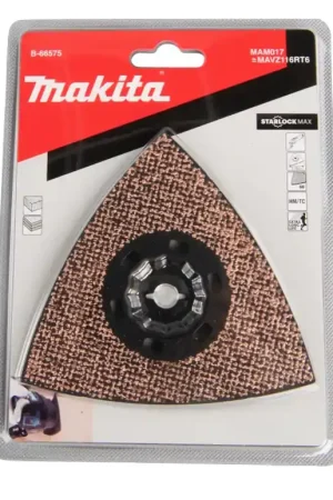 Vente Flash Makita MAM017HM Plateau de ponçage 116mm K60 - Starlock Max - extra Long Life (B-66575)