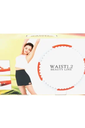 Soldes Naria Waist 1.2 Beauty Line Cerceau Hula Hoop Taille réglable blanc / rouge