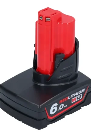 Petit Prix Milwaukee M12 B6 Batterie 12 V 6,0 Ah / 6000 mAh Li-Ion