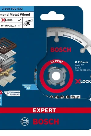 Bosch EXPERT Diamond Metal Wheel X-LOCK Disque à tronçonner 115 x 22,23mm 1 pce ( 2608900532 ) Diamond Technology Soldes