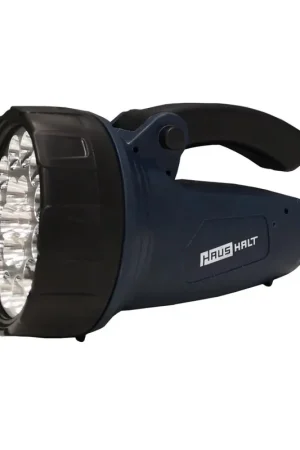 HausHalt GD-3019 Lampe de poche LED 1 W, 80 Lumens - IP 65 - Noire ( 000051350240 ) Promotion