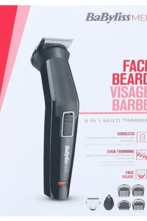BaByliss MT725E Multi Groomer Tondeuse visage et nez + 6 accessoires Prix Bas