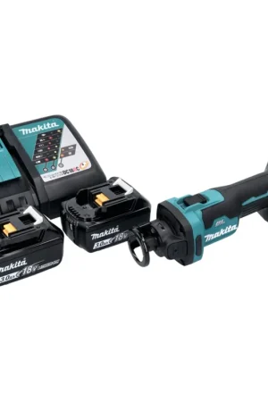 Makita DCO 181 F1 Affleureuse plaque de plâtre sans fil 32000 tr/min 18V Brushless + 2x Batteries 3.0Ah + Chargeur Solde