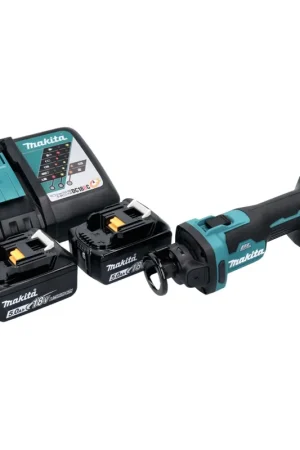 Meilleur Choix Makita DCO181RT Affleureuse plaque de plâtre sans fil 32000 tr/min Brushless 18V + 2x Batteries 5,0Ah + Chargeur