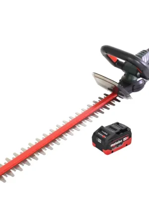 Top Vente Metabo HS 18 LTX 55 Taille-haie sans fil 18 V 53 cm + 1x Batterie 8,0 Ah - sans chargeur