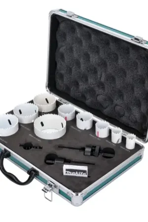 Commander Maintenant Makita HSS BIM Set de scies cloches pour électricien 19 - 68 mm bimétal 12 pcs. (D-47282)