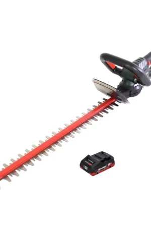 Super Prix Metabo HS 18 LTX 65 Taille-haie sans fil 18 V 63 cm + 1x Batterie 4,0 Ah - sans chargeur