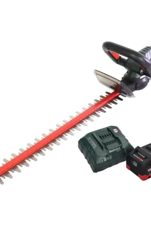 Expédié Aujourd'hui Metabo HS 18 LTX 45 Taille-haie sans fil 18 V 43 cm + 1x Batterie 8,0 Ah + Chargeur