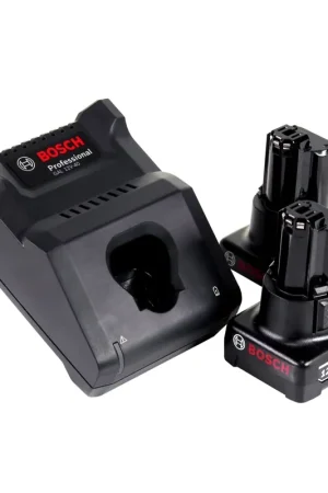 Kit de démarrage Bosch - 2x Batteries GBA 12 V 6,0 Ah + Chargeur rapide professionnel GAL 12V-40 (1600A01B20) Bon Marché
