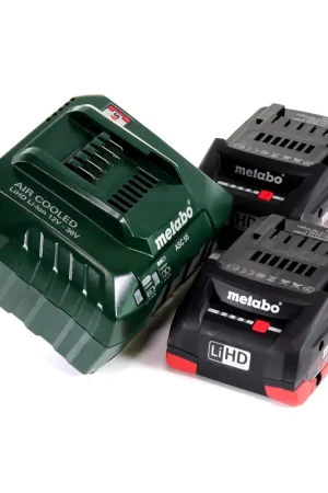 Metabo Kit de base 18V - 2x Batteries LiHD 4.0Ah + Chargeur ASC 55 ( 685163380 ) Bon Marché