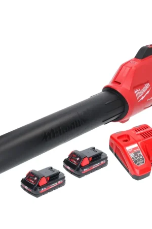 Top Vente Milwaukee M18 FBL-302FC Souffleur sans fil Brushless + 2x batteries 3,0Ah + Chargeur