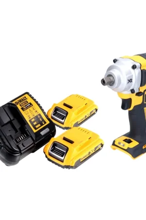 Usine Directe DeWalt DCF894D2 Boulonneuse à chocs sans fil 1/2" 447Nm 18V Brushless + 2x Batteries 2,0Ah + Chargeur