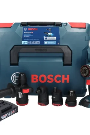 Bosch GSR 18V-60 FC Professional Perceuse-visseuse sans fil 60Nm Brushless 18V + 1x Batterie 2,0Ah + Coffret L-Boxx + Embouts - sans chargeur Prix Cassé