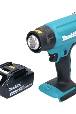 Makita DHG 180 F1 Pistolet à air chaud sans fil 550 °C 18V + 1x Batterie 3,0 Ah - sans chargeur Super Prix