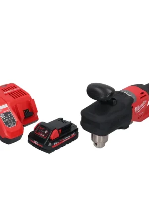 Milwaukee M18 CRAD2-301 perceuse d'angle sans fil 30Nm Brushless 18V + 1x Batterie 3,0Ah + Chargeur Acheter En Ligne
