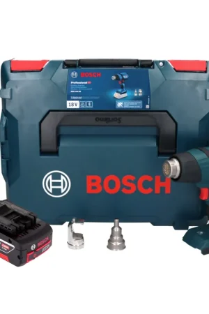 Bosch GHG 18V-50 Professional Pistolet à air chaud sans fil 18 V 300 C / 500 C + 1x batterie 4,0 Ah + L-Boxx - sans chargeur Offre Spéciale