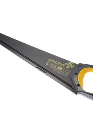 FORTE Tools Scie égoïne noire 55cm - 9 TPI - scie Premium - scie à main classique avec poignée ergonomique en caoutchouc, scie pour bois, plastique, etc., avec denture 3 pans - Made in Sweden (000051083340) Bon Plan