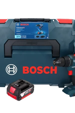 Bosch GSR 18V-55 Perceuse-visseuse sans fil 18 V 55 Nm Brushless + 1x batterie 4,0 Ah + L-Boxx - sans chargeur Top Vente