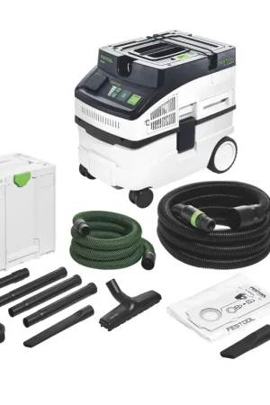 Festool CT 15 E CLEANTEC Aspirateur mobile 15 l ( 577410 ) + Festool RS-HW D 36-Plus ( 577258 ) Kit de nettoyage pour artisans Vente Directe