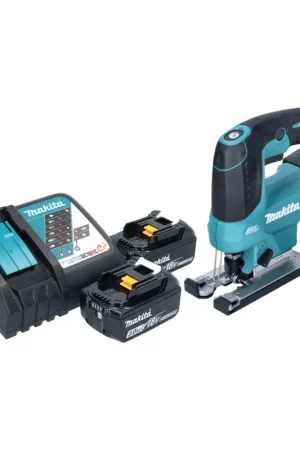 Paiement Sécurisé Makita DJV 184 RF Scie sauteuse sans fil 18V Brushless + 2x Batteries 3,0Ah + Chargeur