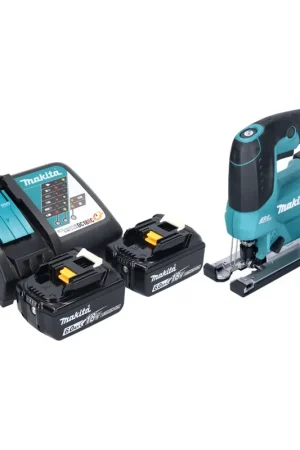 Seulement Aujourd'hui Makita DJV184RG Scie sauteuse sans fil 18V Brushless + 2x Batteries 6,0Ah + Chargeur