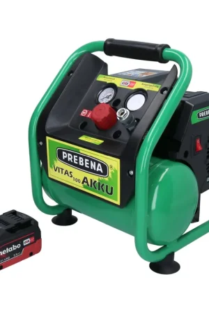 Réduction Prebena VITAS 100-AKKU Compresseur 5 l 8 bar 18V CAS Brushless Solo + 1x Batterie 5,5 Ah - sans chargeur