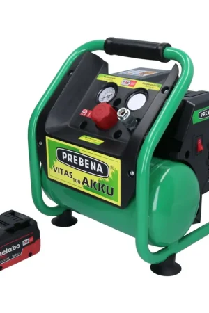 Prebena VITAS 100-AKKU Compresseur 18 V 5 l 8 bar CAS Brushless + 1x batterie 10,0 Ah - sans chargeur Meilleure Vente