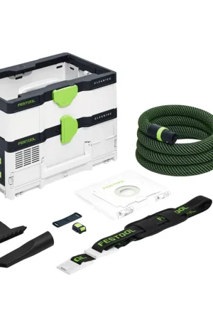 Quantité Limitée Festool CTLC SYS I-Basic Aspirateur sans fil 36V (2x 18 V) Classe de poussière L Solo - sans batterie, sans chargeur (576936)
