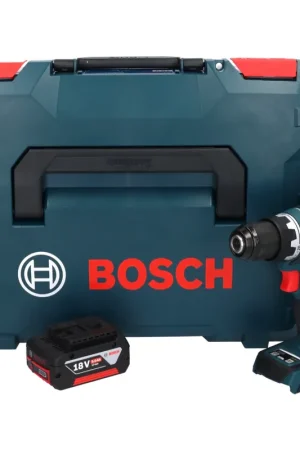 Bosch GSR 18V-90 C Professional Perceuse-visseuse sans fil 18 V 64 Nm Brushless + 1x batterie 5,0 Ah + L-Boxx - sans chargeur Promotion