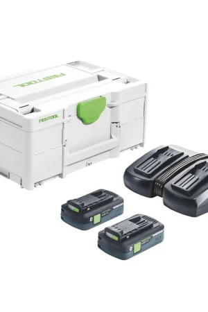 Promotion Festool Energie Set SYS 18V 2x4,0/TCL 6 DUO 18 V ( 577109 ) + 2x batterie 4,0 Ah + chargeur + Systainer