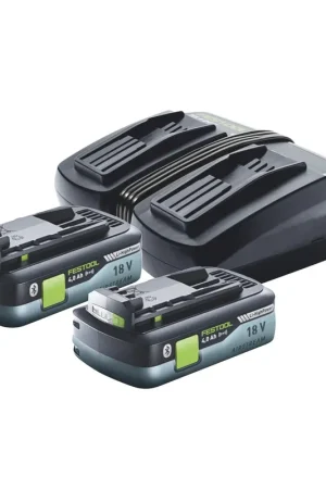 Meilleur Prix Festool Energie Set TCL 6 DUO Double chargeur rapide 10,8 V - 18 V ( 577017 ) + 2x BP 18 Li 4,0Ah HPC-ASI bloc batterie HighPower ( 2x 205034 )