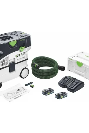 Festool CTMC MIDI aspirateur sans fil 36 V ( 2x 18 V ) classe de poussière M + 2x batterie 4,0 Ah + chargeur + Systainer Produit De Marque