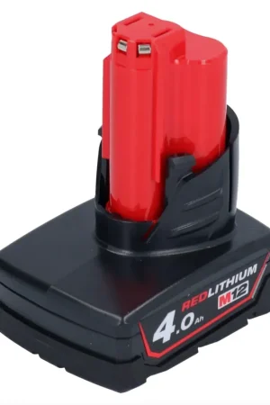 Milwaukee M12 B4 12 V 4,0 Ah / 4000 mAh Batterie Li-Ion à insertion ( 4932430065 ) Prix Promo
