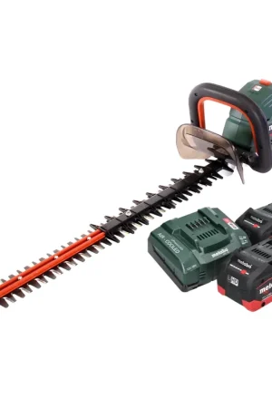 Commander Vite Metabo HS 18 LTX BL 65 Taille-haie sans fil 18 V 60 cm brushless + 2x Batteries 5,5 Ah + Chargeur